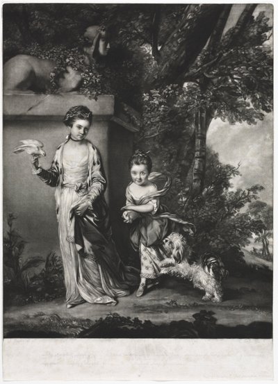 Panie Amabel i Mary Jemima Yorke autorstwa Edward Fisher