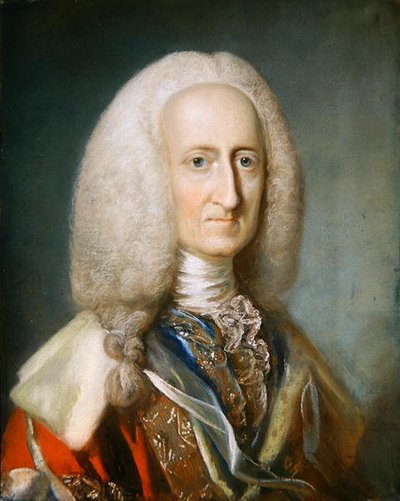 Portret Jerzego autorstwa Edward Francis Cunningham