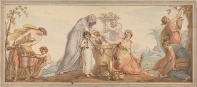 Alegoria jesieni autorstwa Edward Francis Burney