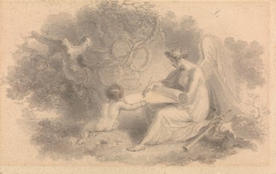 Alegoria bitew napoleońskich autorstwa Edward Francis Burney