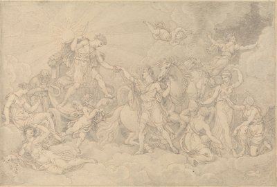 Аполлон и Фаэтонпольский autorstwa Edward Francis Burney