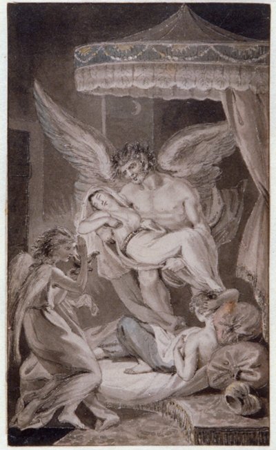 „Geniusz z duszą w górze”, c1780-1848 autorstwa Edward Francis Burney