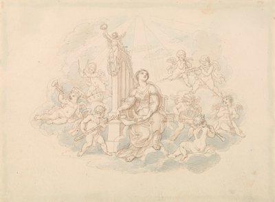 Niebiańska Orkiestra autorstwa Edward Francis Burney