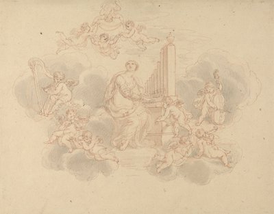 Niebiańska Orkiestra autorstwa Edward Francis Burney