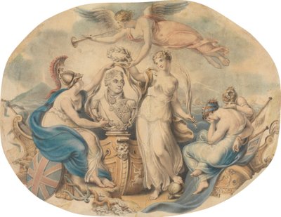 Hołd dla Nelsona autorstwa Edward Francis Burney