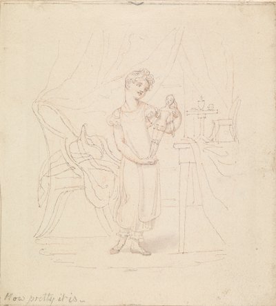 Ilustracja do nowej lalki: jaka jest ładna autorstwa Edward Francis Burney