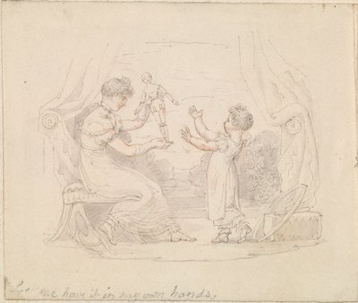 Ilustracja do nowej lalki: Pozwól mi ją mieć w swoich własnych rękach autorstwa Edward Francis Burney