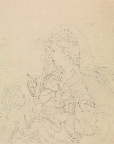Madonna z Dzieciątkiem autorstwa Edward Francis Burney