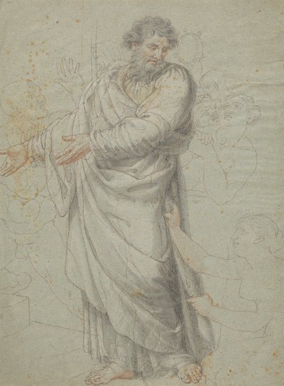 Studium do figury św. Pawła autorstwa Edward Francis Burney