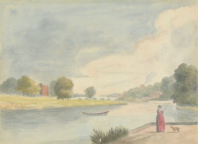 Kobieta połowów autorstwa Edward Francis Burney