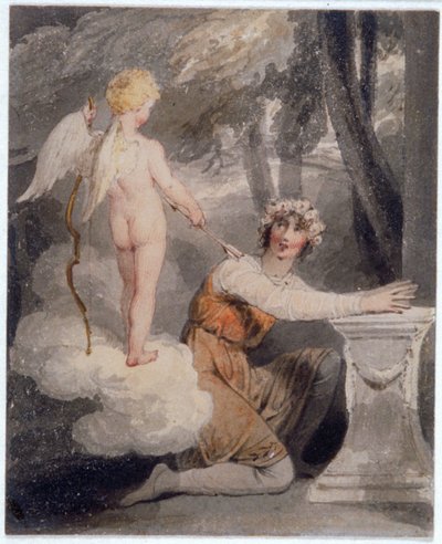 „Młodość ukoronowana różami”, c1780-1848 autorstwa Edward Francis Burney