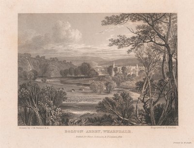 Opactwo Bolton, Wharfdale autorstwa Edward Francis Finden