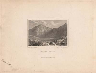 Cader Idrispolish autorstwa Edward Francis Finden