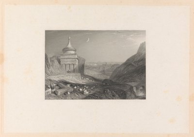 Dolina potoku Kedron autorstwa Edward Francis Finden