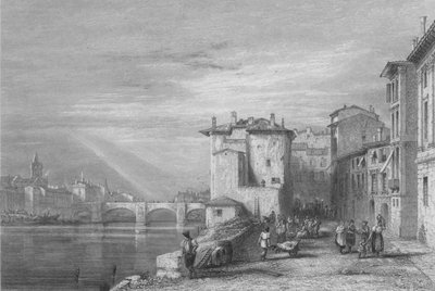 Werona, 1832. autorstwa Edward Francis Finden
