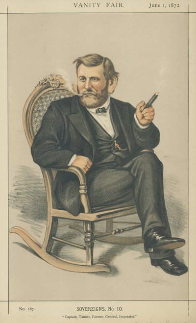 Generał Ulysses S Grant autorstwa Edward Frederick Brewtnall