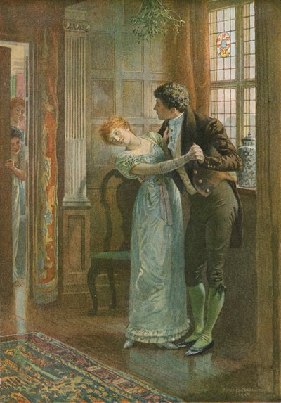 Pod jemiołą autorstwa Edward Frederick Brewtnall