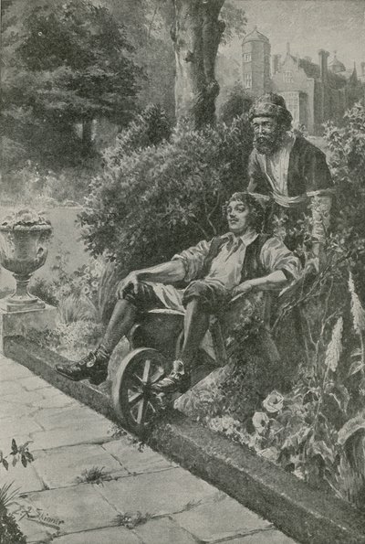 Piotr Wielki wybiera się na małą przejażdżkę (litografia) autorstwa Edward Frederick Skinner