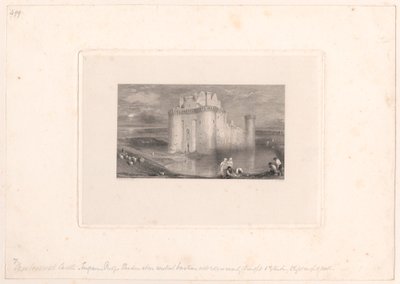 Caerlaverock Kastillu llaqta autorstwa Edward Goodall