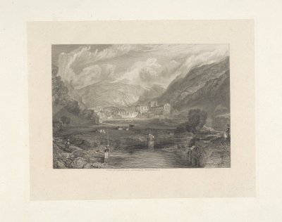 Opactwo Rievaulx, Yorkshire autorstwa Edward Goodall