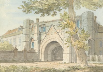 Czytanie Abbey Gateway autorstwa Edward Hawke Locker