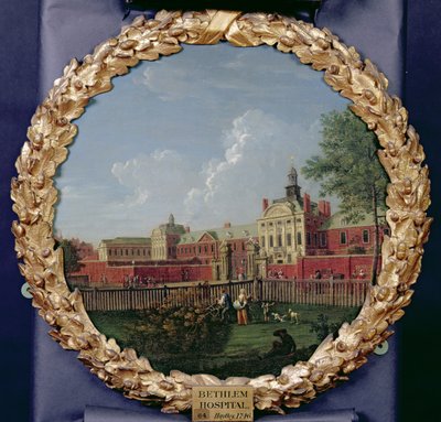 Szpital Bethlem, ok.1747 autorstwa Edward Haytley