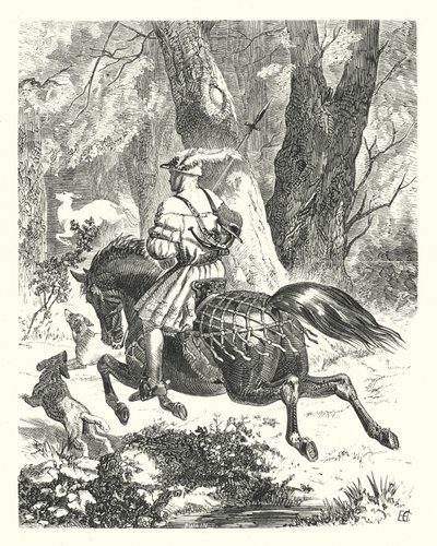 Stara ballada napisana na nowo (rycina) autorstwa Edward Henry (after) Corbould