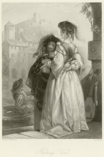 Pożegnalne przysięgi autorstwa Edward Henry Corbould