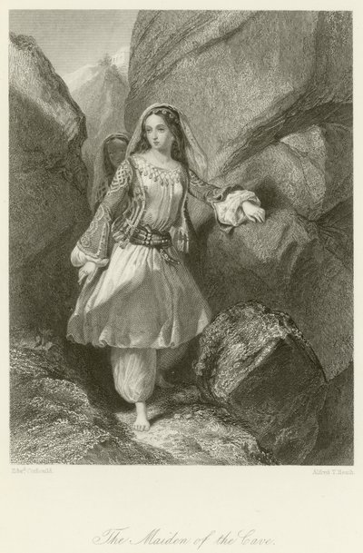 Dziewica z jaskini autorstwa Edward Henry Corbould