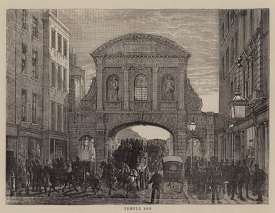 Temple Bar autorstwa Edward Henry Fahey