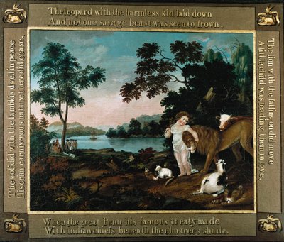 Królestwo pokoju autorstwa Edward Hicks