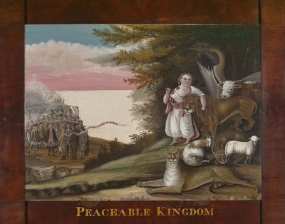 Królestwo pokoju, 1829-30 autorstwa Edward Hicks