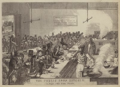 Publiczna kuchnia zupowa autorstwa Edward Hull
