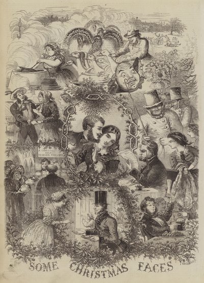 Niektóre świąteczne twarze autorstwa Edward Hull