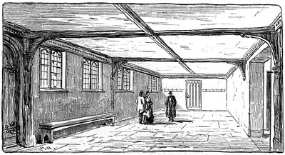 Guildhall, Stratford-upon-Avon, Warwickshire, 1885. autorstwa Edward Hull
