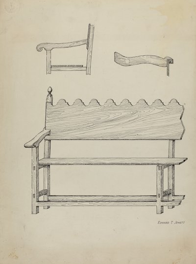 Łóżko misji autorstwa Edward Jewett