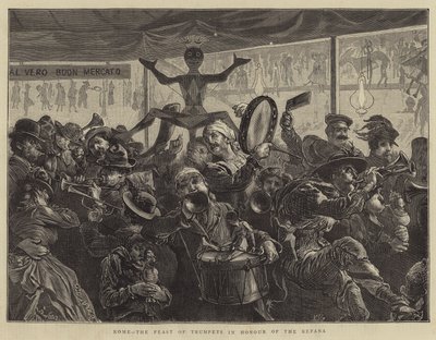 Rzym, święto trąbek na cześć Befany autorstwa Edward John Gregory