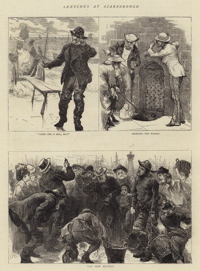 Szkice w Scarborough autorstwa Edward John Gregory