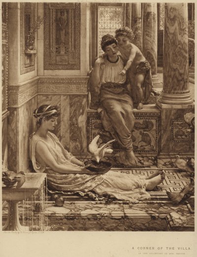 Zakątek willi autorstwa Edward John Poynter