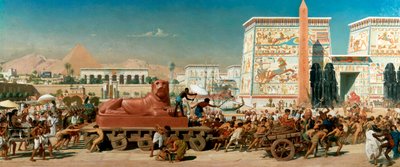 „Izrael w Egipcie”, 1867 autorstwa Edward John Poynter
