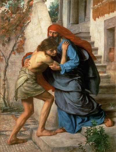 Powrót marnotrawnych, 1869 autorstwa Edward John Poynter