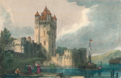 Gotyckie wieże Ellfeld, ok. 1834. autorstwa Edward John Roberts