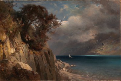 Scena nad jeziorem autorstwa Edward L. Custer