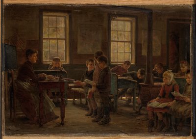 Szkoła wiejska autorstwa Edward Lamson Henry