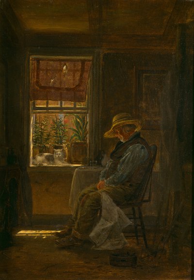 Forty Winks, ok.1880 (olej na desce składu) autorstwa Edward Lamson Henry