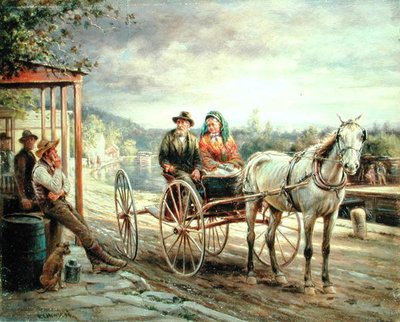 Późne popołudnie, Port Ben, hrabstwo Ulster autorstwa Edward Lamson Henry