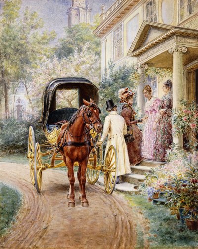 Pani, 1891 i 1887 autorstwa Edward Lamson Henry