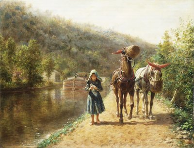 Na ścieżce holowniczej autorstwa Edward Lamson Henry