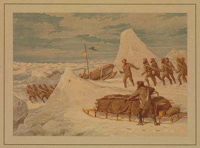 Szkice polarne. W północnym marszu, 8 kwietnia autorstwa Edward Lawton Moss