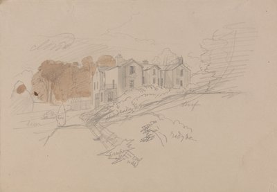 Wiejski dom autorstwa Edward Lear